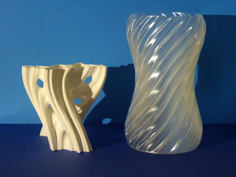 Glass & White vases