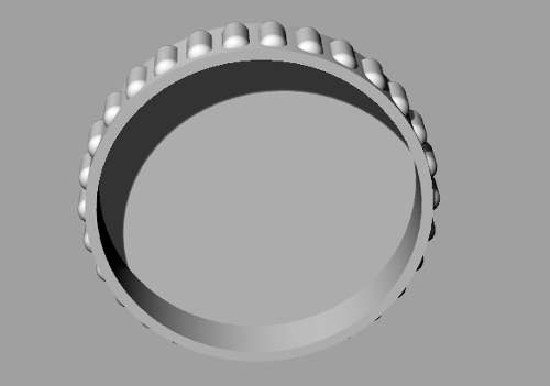 Custom Knob cover for WASP Delta printers - 3D model rear