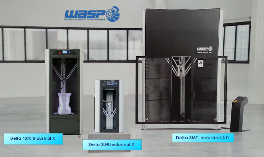 WASP Industrial X 3d printers